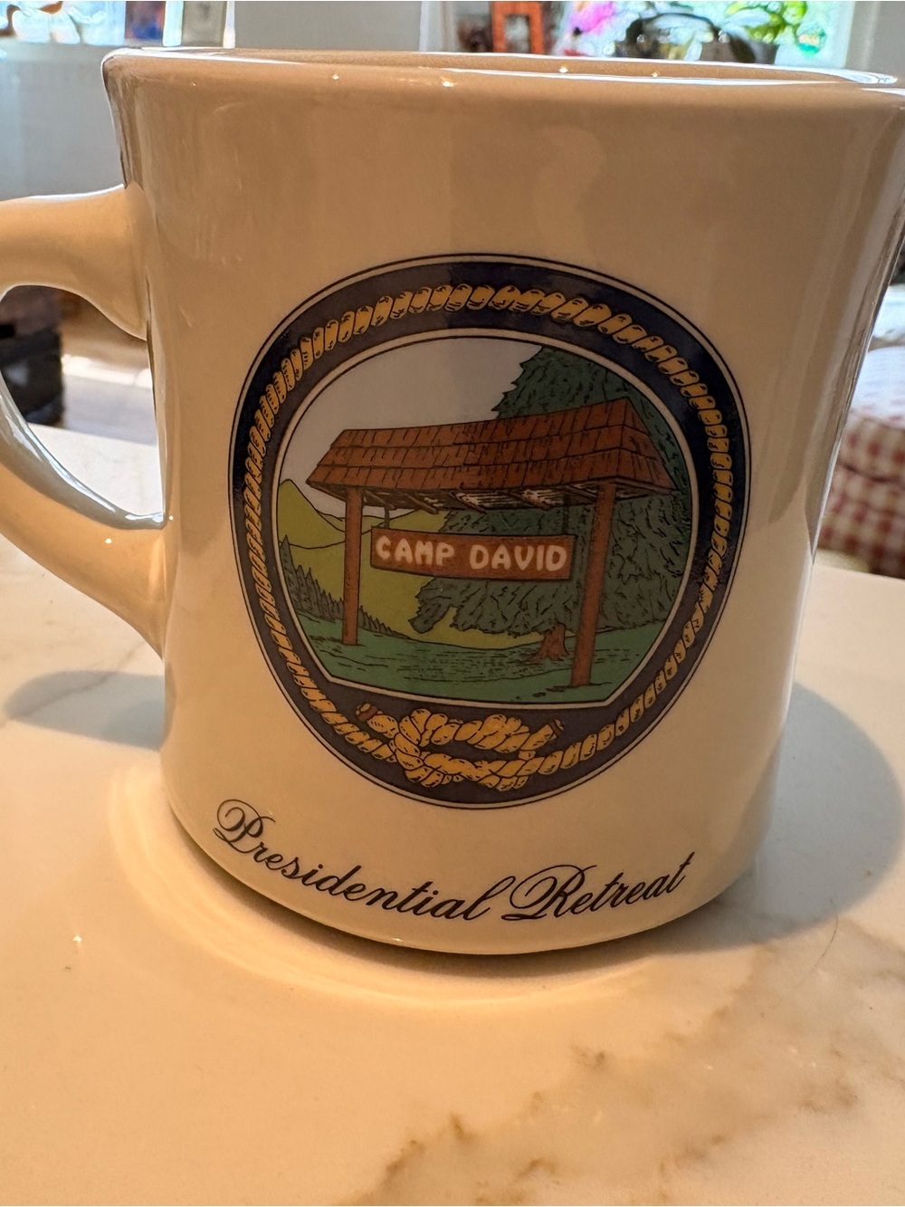Camp David Presidential Retreat White Ceramic Mug